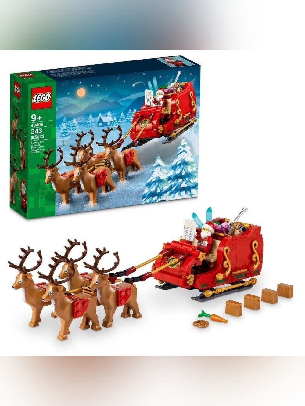 NIP | LEGO 40499 Santa's Sleigh Christmas Holiday Set